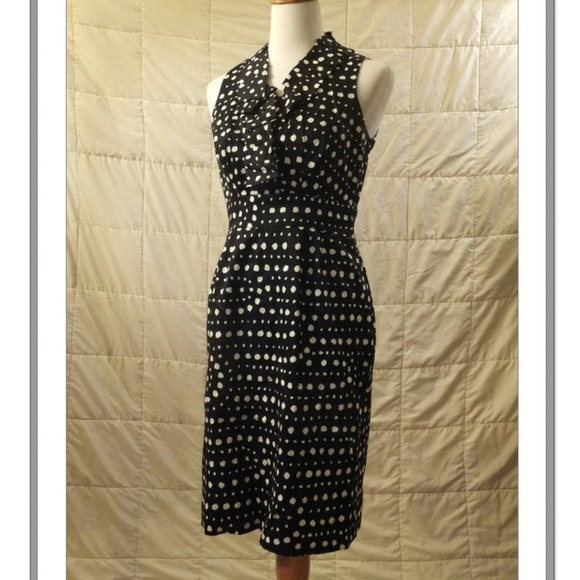 Taylor Dresses & Skirts - Taylor Cotton Polka Dot Sleeveless Dress NEW